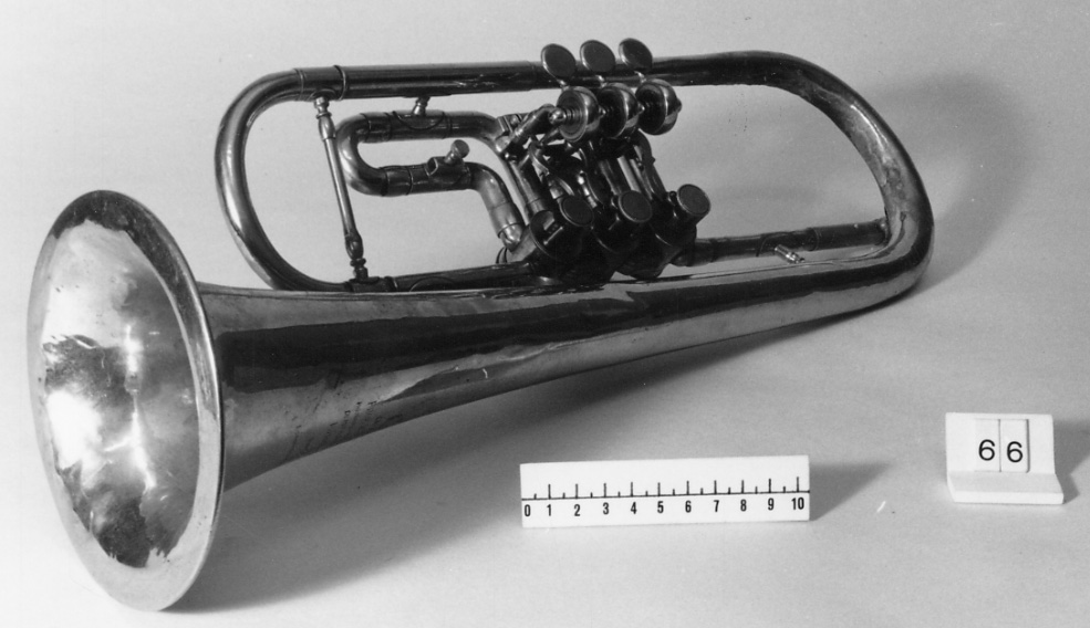 flicorno soprano in Slb, flicorno, strumenti musicali - produzione torinese (1920 ca)