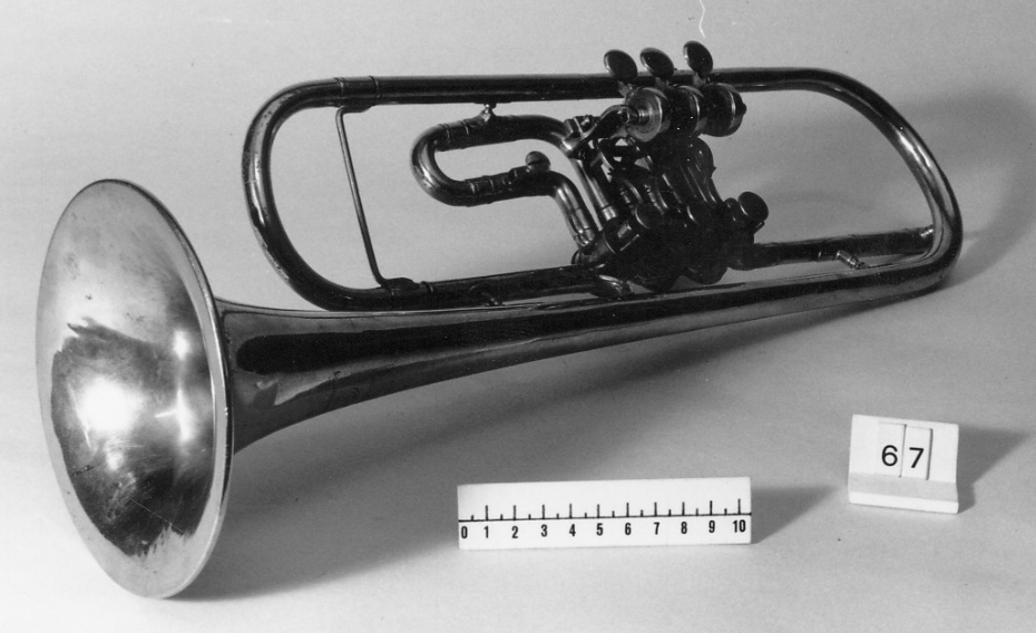 cornetta in Slb, corno, strumenti musicali - produzione torinese (1920 ca)