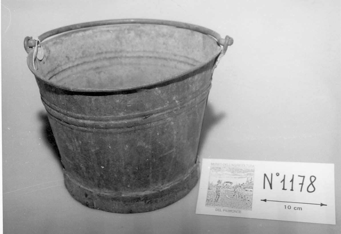 secchio - produzione italiana (1950 ante)