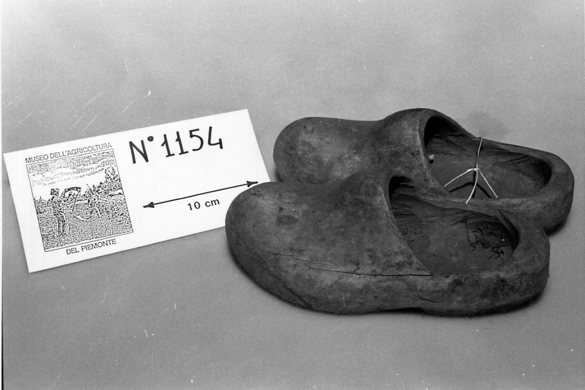 zoccolo - produzione piemontese (1950 ante)