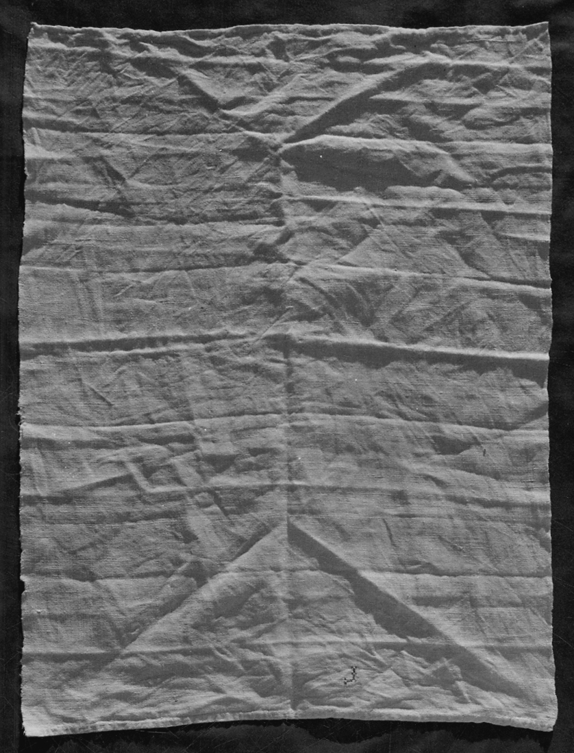 asciugamano di Cane Candida (contadina) - ambito piemontese (sec. XX inizio)