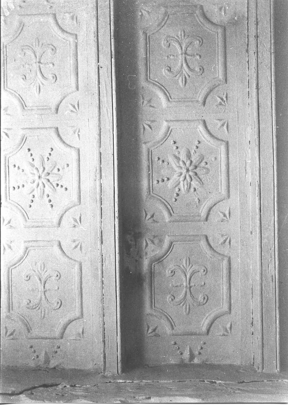 Motivi decorativi geometrici (pannello decorativo) - produzione astigiana (sec. XVII)