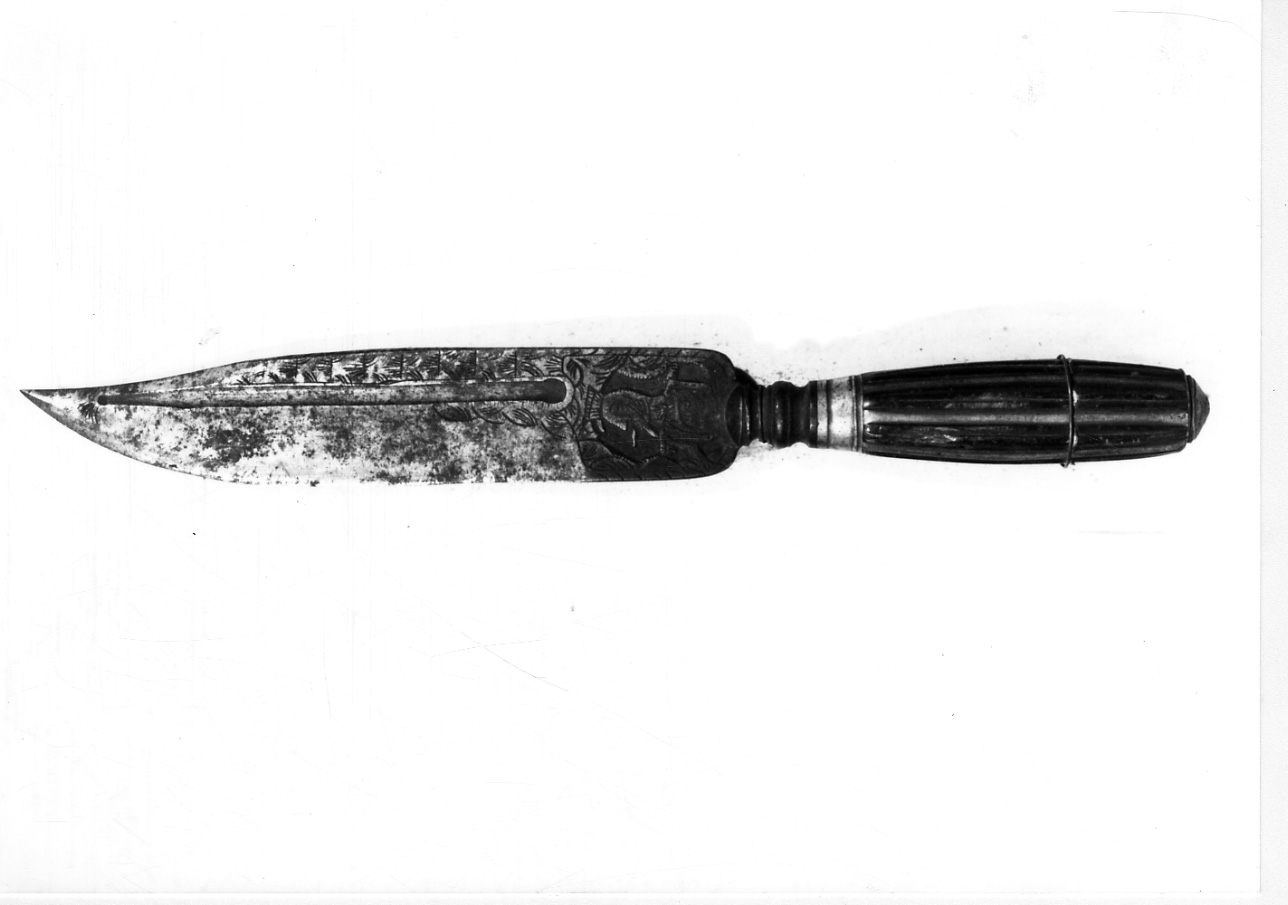coltello a lama fissa - produzione spagnola (sec. XIX)