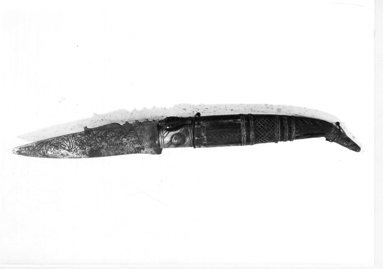 coltello a serramanico - produzione italiana (sec. XIX)