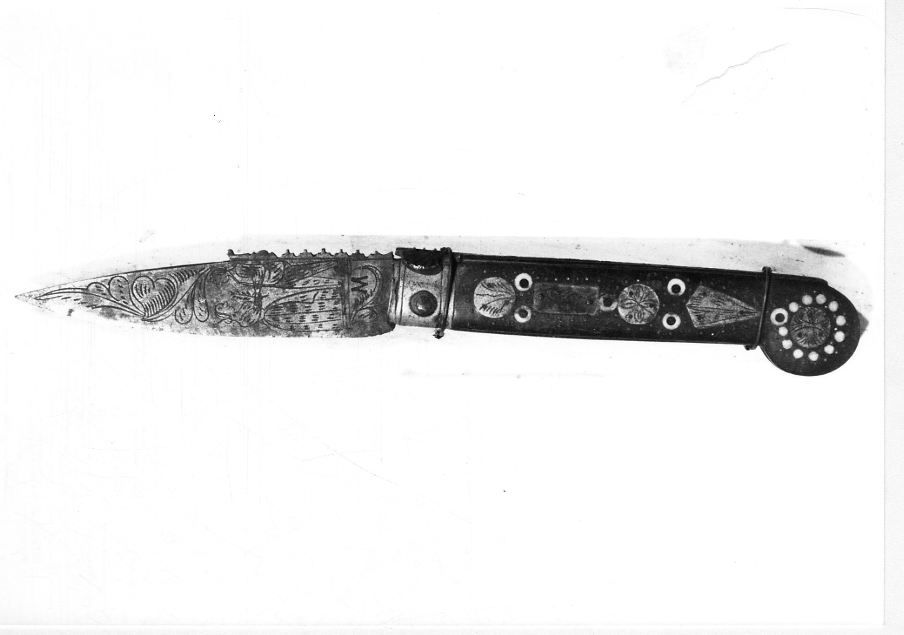 coltello a serramanico - produzione italiana (sec. XIX)