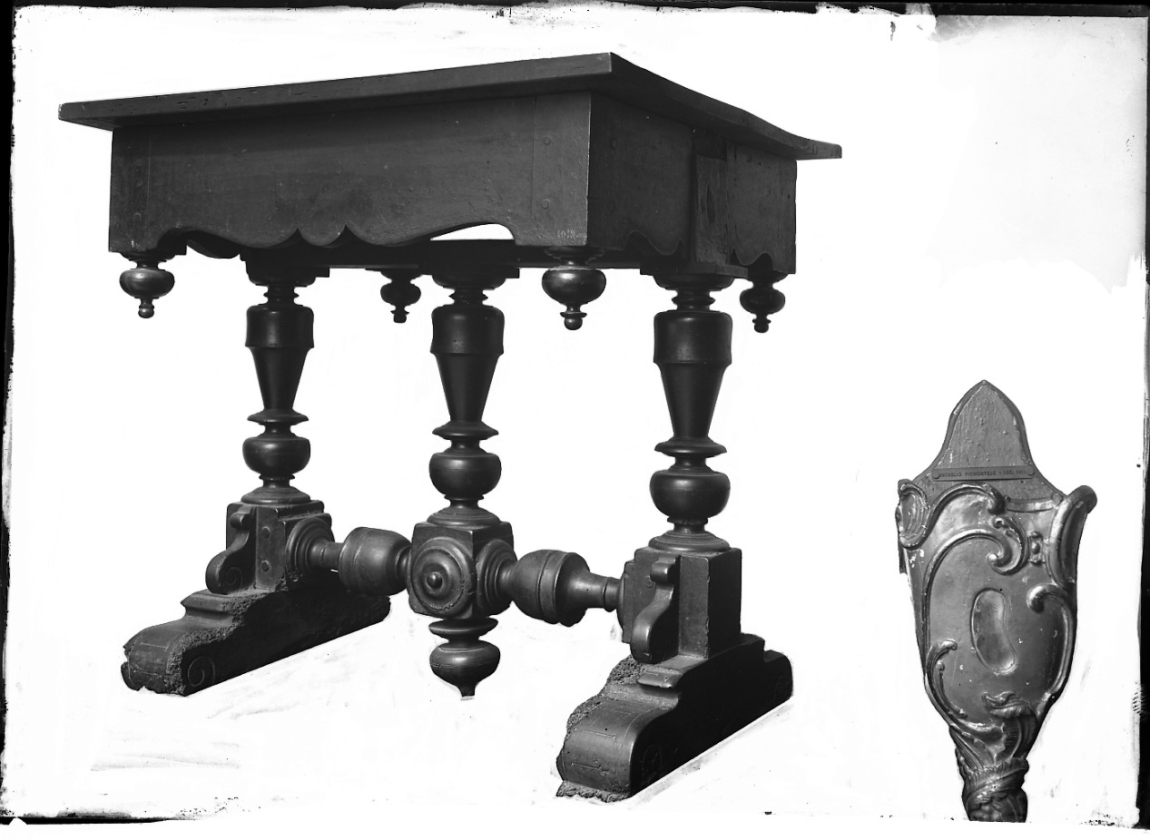 Intagliatori - ebanisti piemontesi - sec. XVII / sec. XVIII (negativo) di Pedrini Augusto (primo quarto XX)