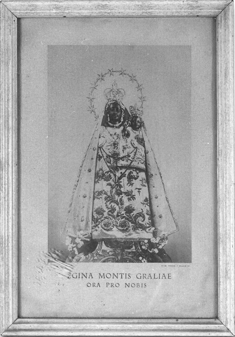Statua della Madonna di Loreto di Graglia (positivo) di Pezzini (primo quarto XX)
