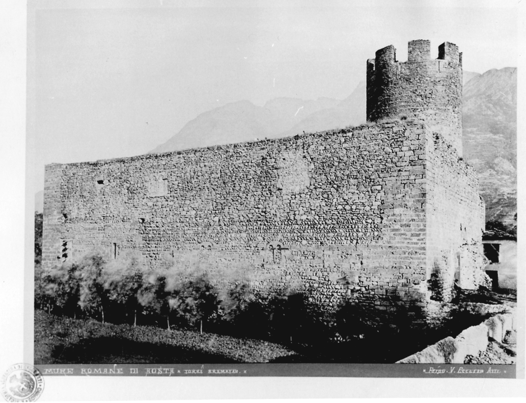 Aosta - Castello di Bramafan (positivo) di Ecclesia Vittorio (seconda metà XIX)