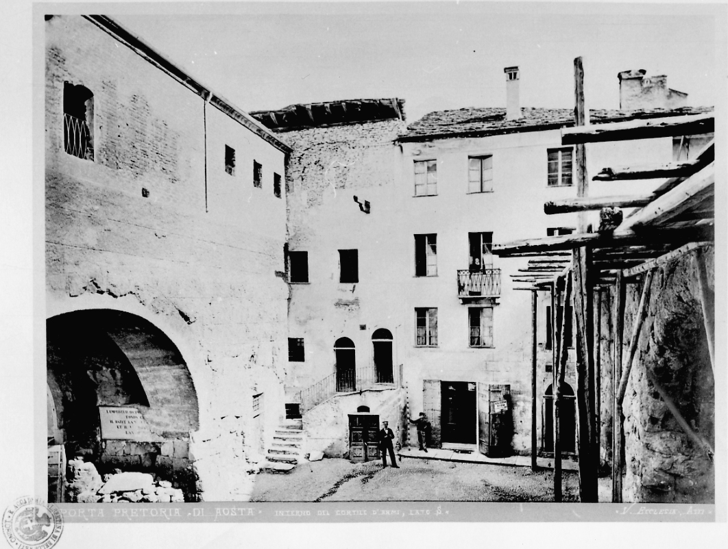 Aosta - Porta pretoria (positivo) di Ecclesia Vittorio (seconda metà XIX)