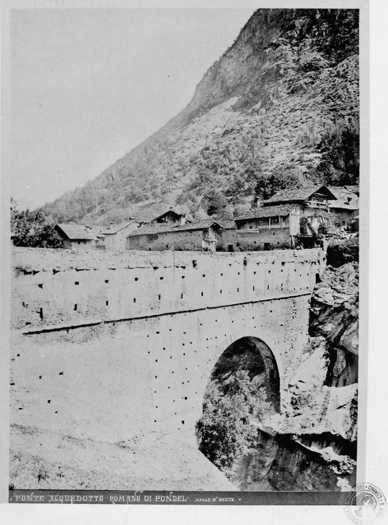 Aymavilles - ponte acquedotto (positivo) di Ecclesia Vittorio (seconda metà XIX)