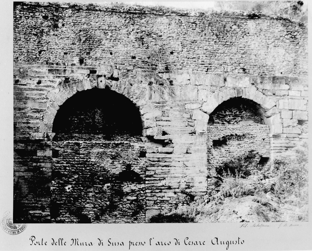 Susa - Mura (positivo) di Berra Giovanni Battista (seconda metà XIX)