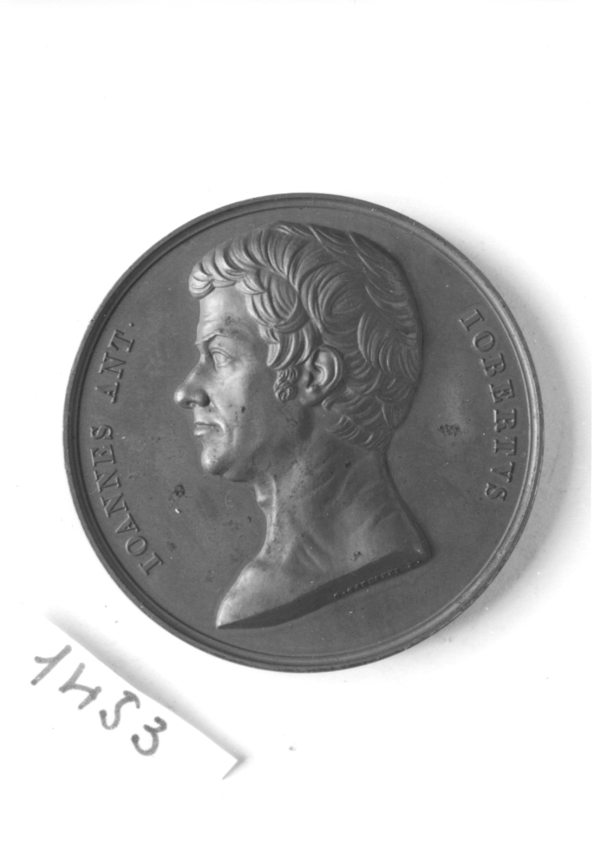 ritratto di Giovanni Antonio Giobert (medaglia, opera isolata) di Galeazzi Gaspare (sec. XIX)