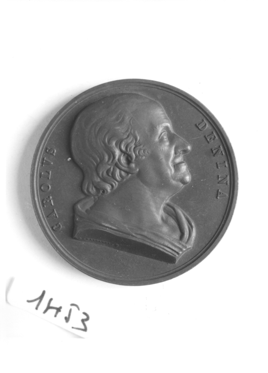 ritratto di Carlo Denina (medaglia, opera isolata) di Galeazzi Gaspare (sec. XIX)
