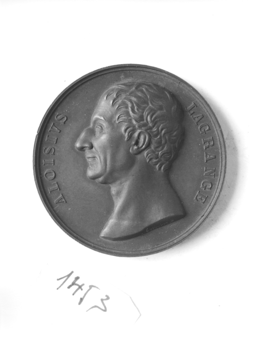 ritratto di Luigi Lagrange (medaglia, opera isolata) di Galeazzi Gaspare (sec. XIX)
