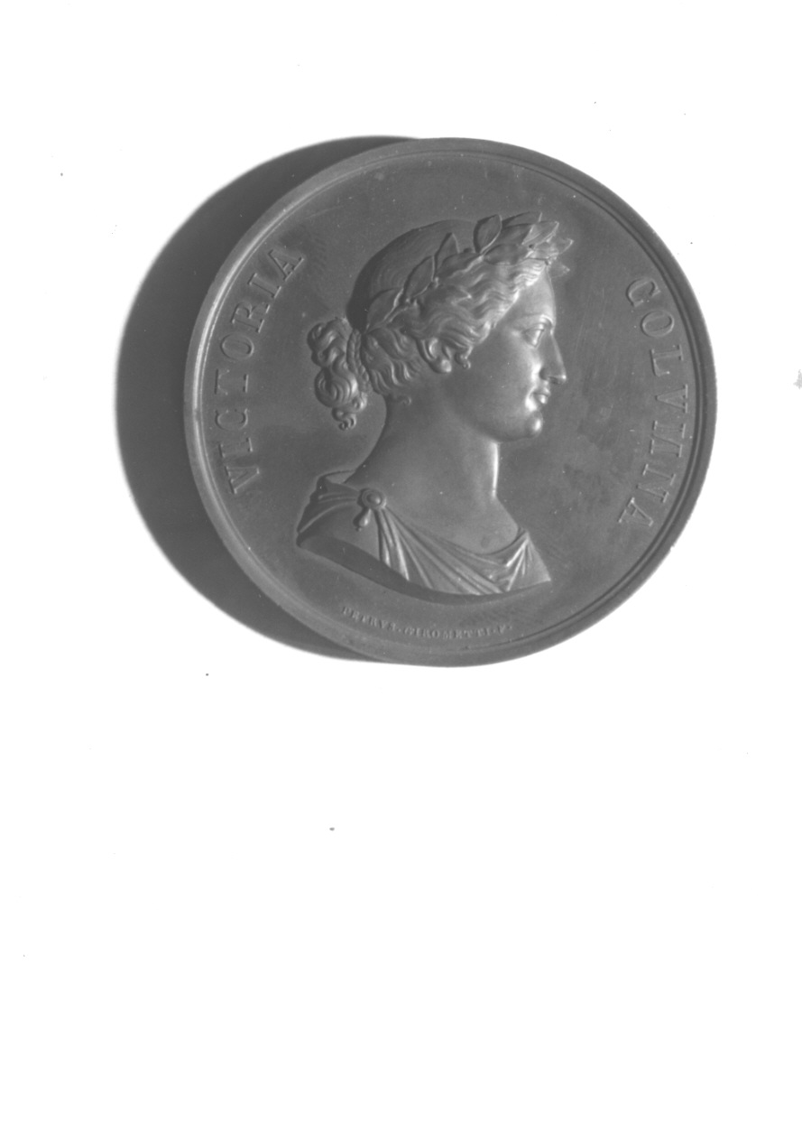 ritratto di Vittoria Colonna (medaglia, opera isolata) di Girometti Pietro (secondo quarto sec. XIX)