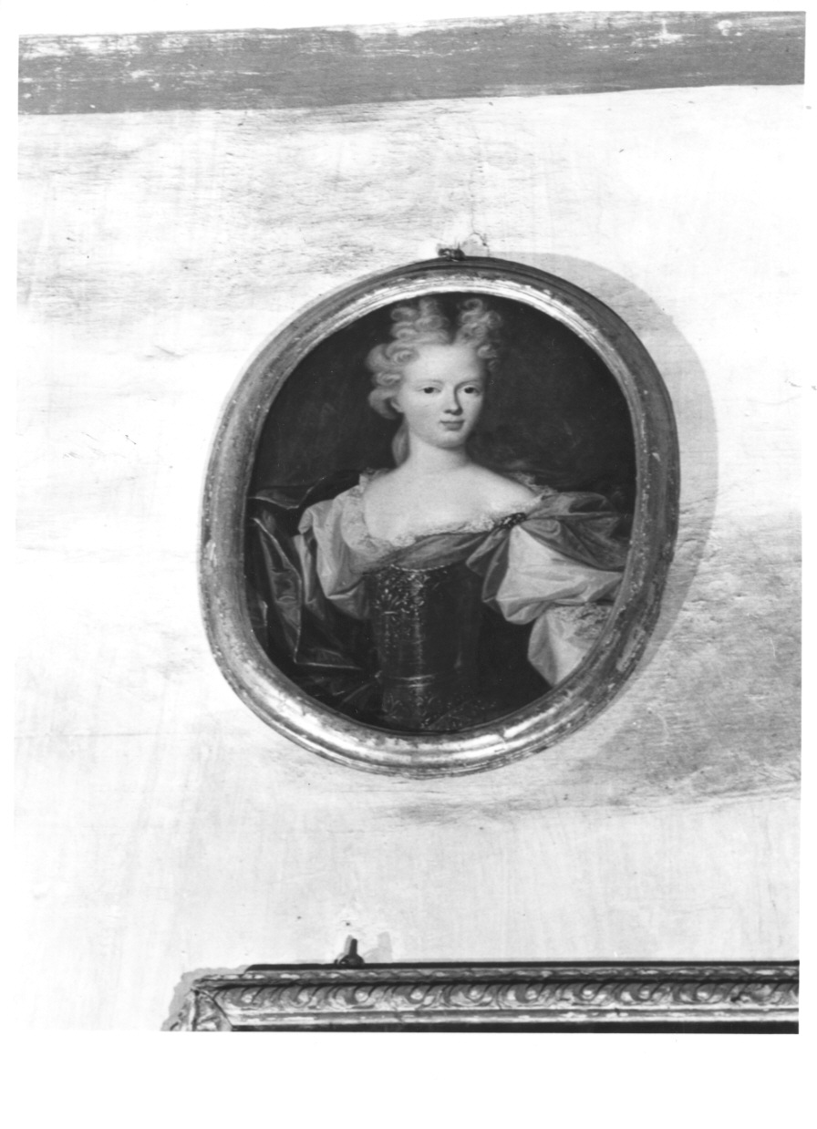 ritratto di donna (dipinto, opera isolata) - ambito piemontese (ultimo quarto sec. XVII)