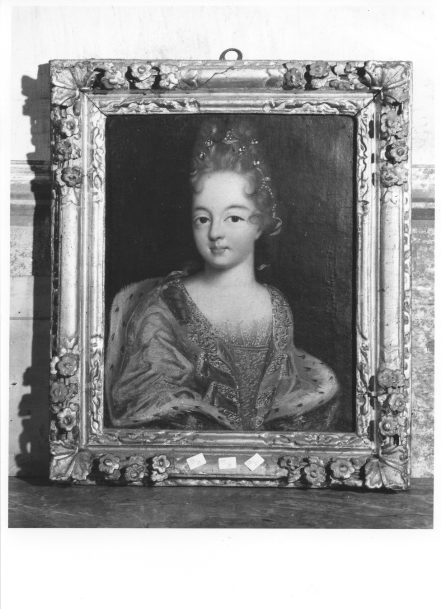 ritratto di madame De Bourbon (dipinto, opera isolata) di Vignon Philippe (attribuito) (fine/inizio secc. XVII/ XVIII)