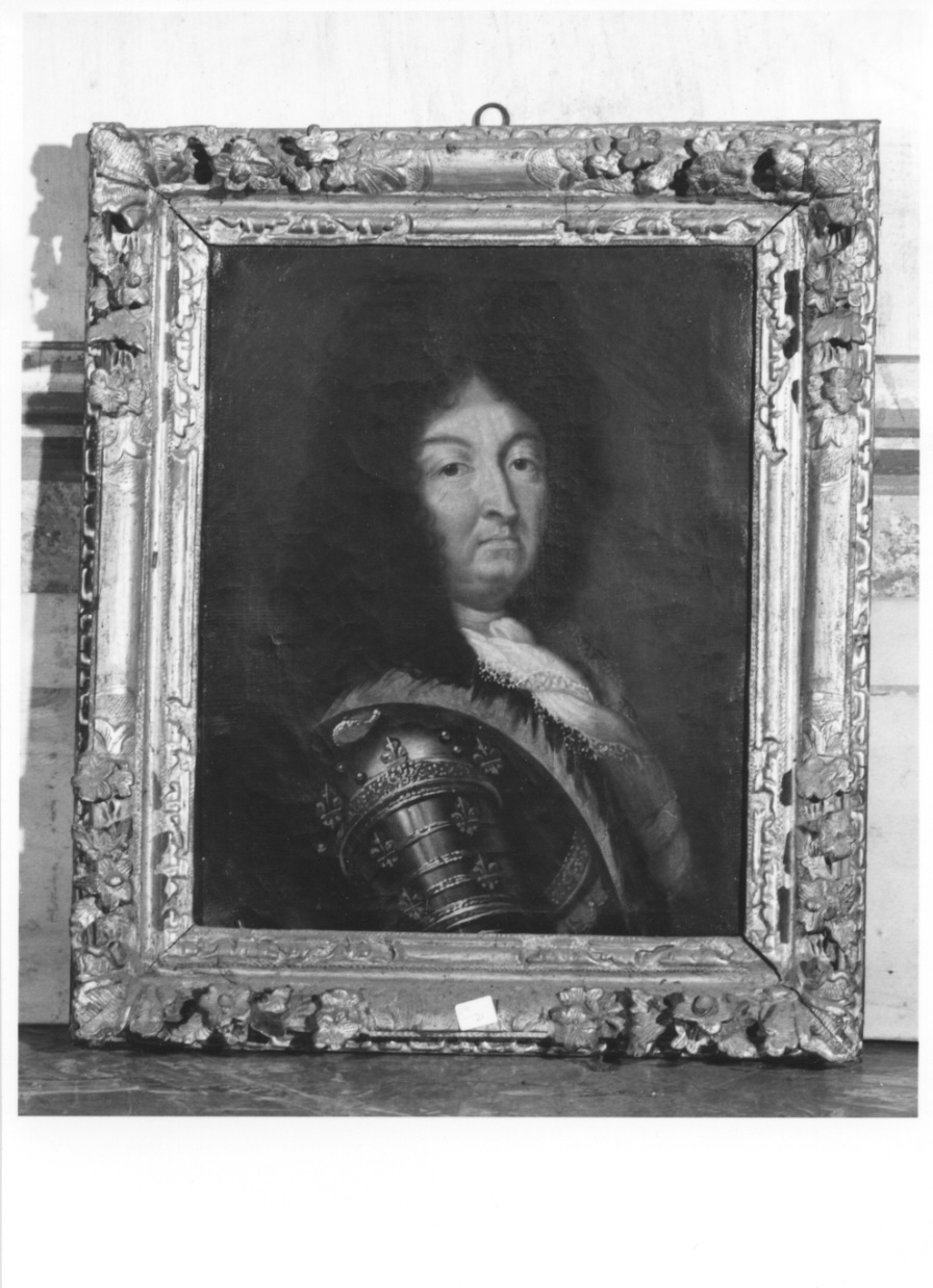 ritratto di Luigi XIV (dipinto, opera isolata) - ambito franco-piemontese (fine/inizio secc. XVII/ XVIII)
