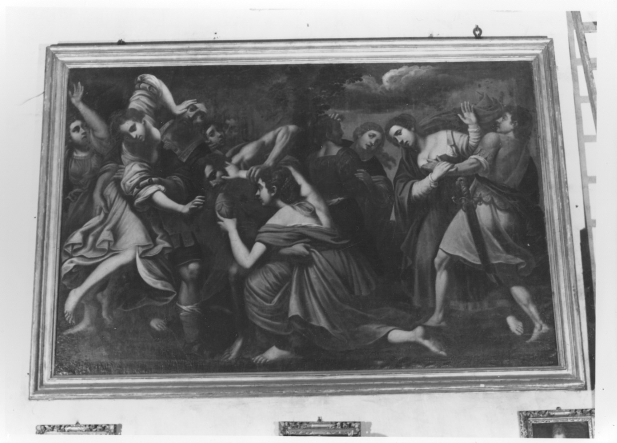 ratto delle Sabine (dipinto, opera isolata) - ambito romano (?) (metà sec. XVII)
