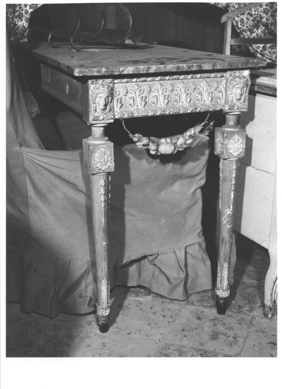 tavolo da muro, opera isolata di Bonzanigo Giuseppe Maria (maniera) (ultimo quarto sec. XVIII)