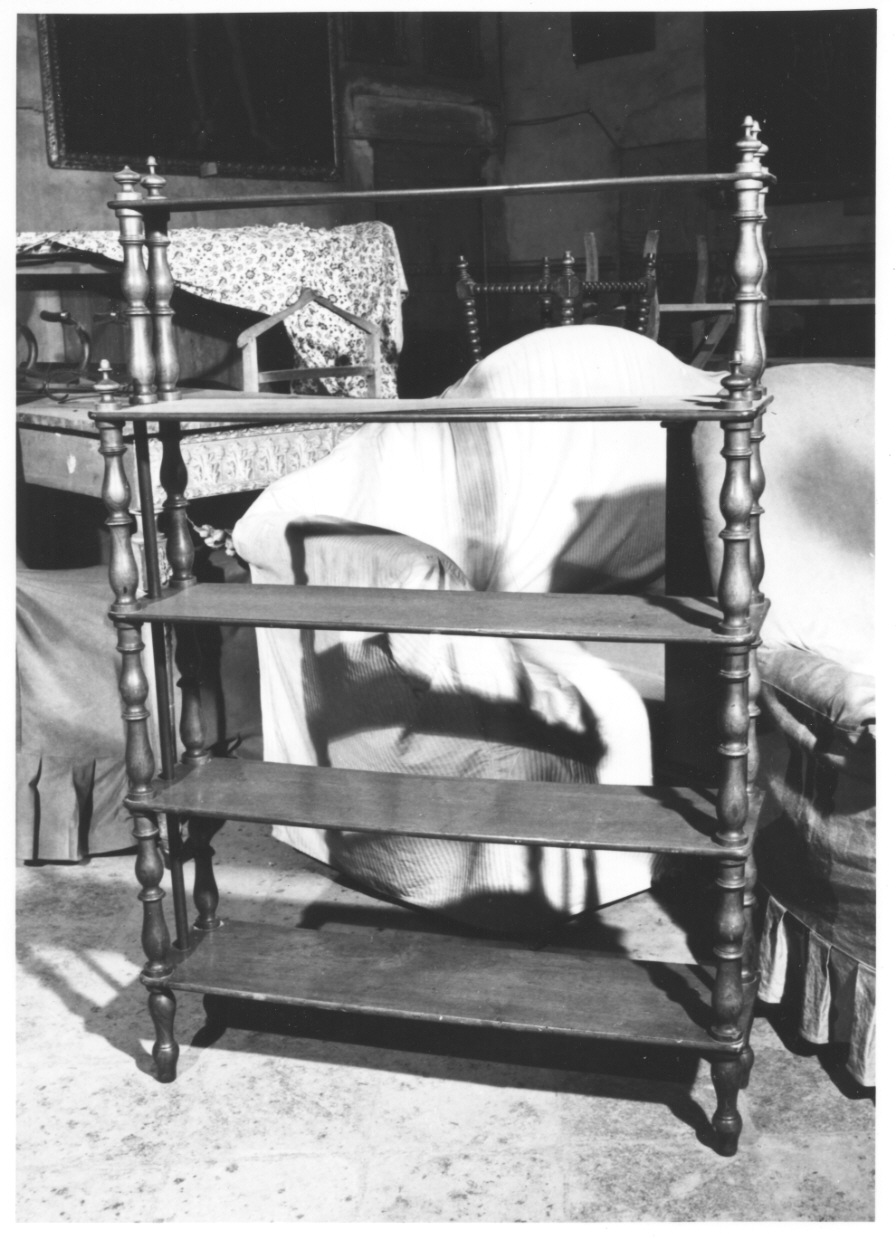 scaffale, opera isolata - ambito piemontese (ultimo quarto sec. XIX)