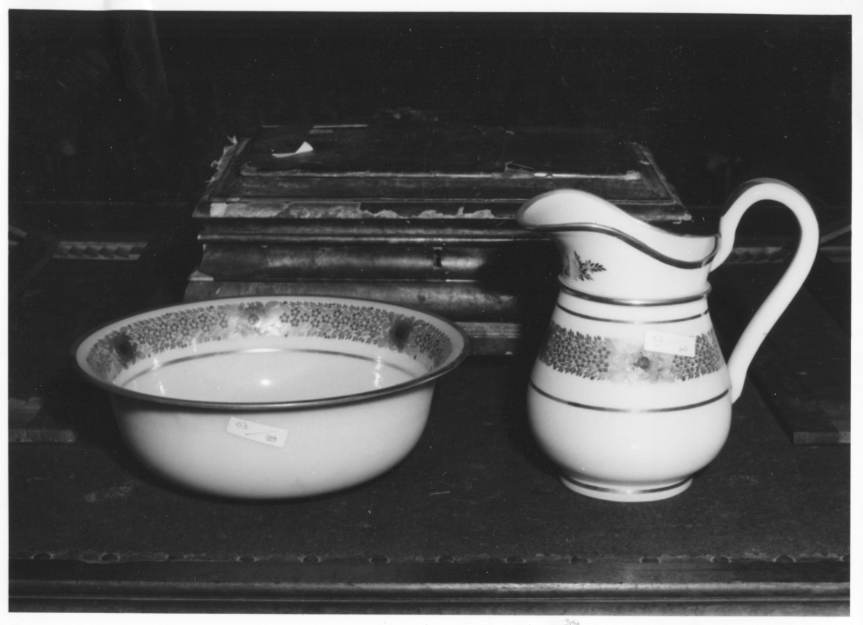 servizio da toeletta, opera isolata - manifattura Italia settentrionale (prima metà sec. XIX)