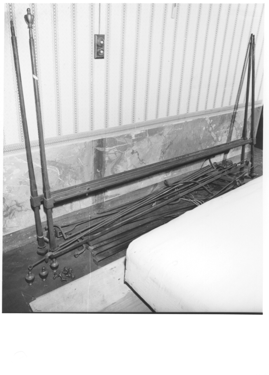 letto, opera isolata - bottega piemontese (sec. XIX)