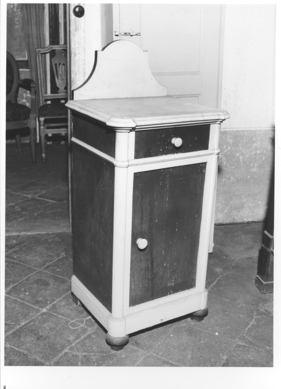 comodino, opera isolata - bottega francese (?) (sec. XIX)