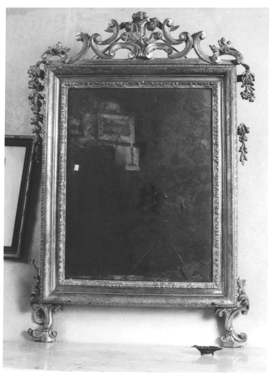 specchiera, opera isolata - bottega piemontese (?) (seconda metà sec. XIX)