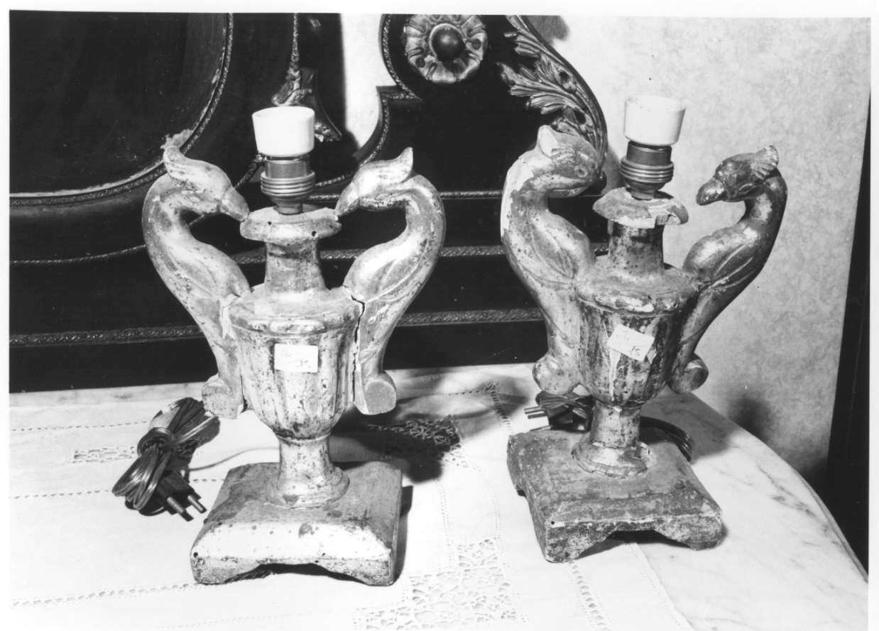 vaso d'altare, serie - bottega piemontese (?) (metà sec. XIX)