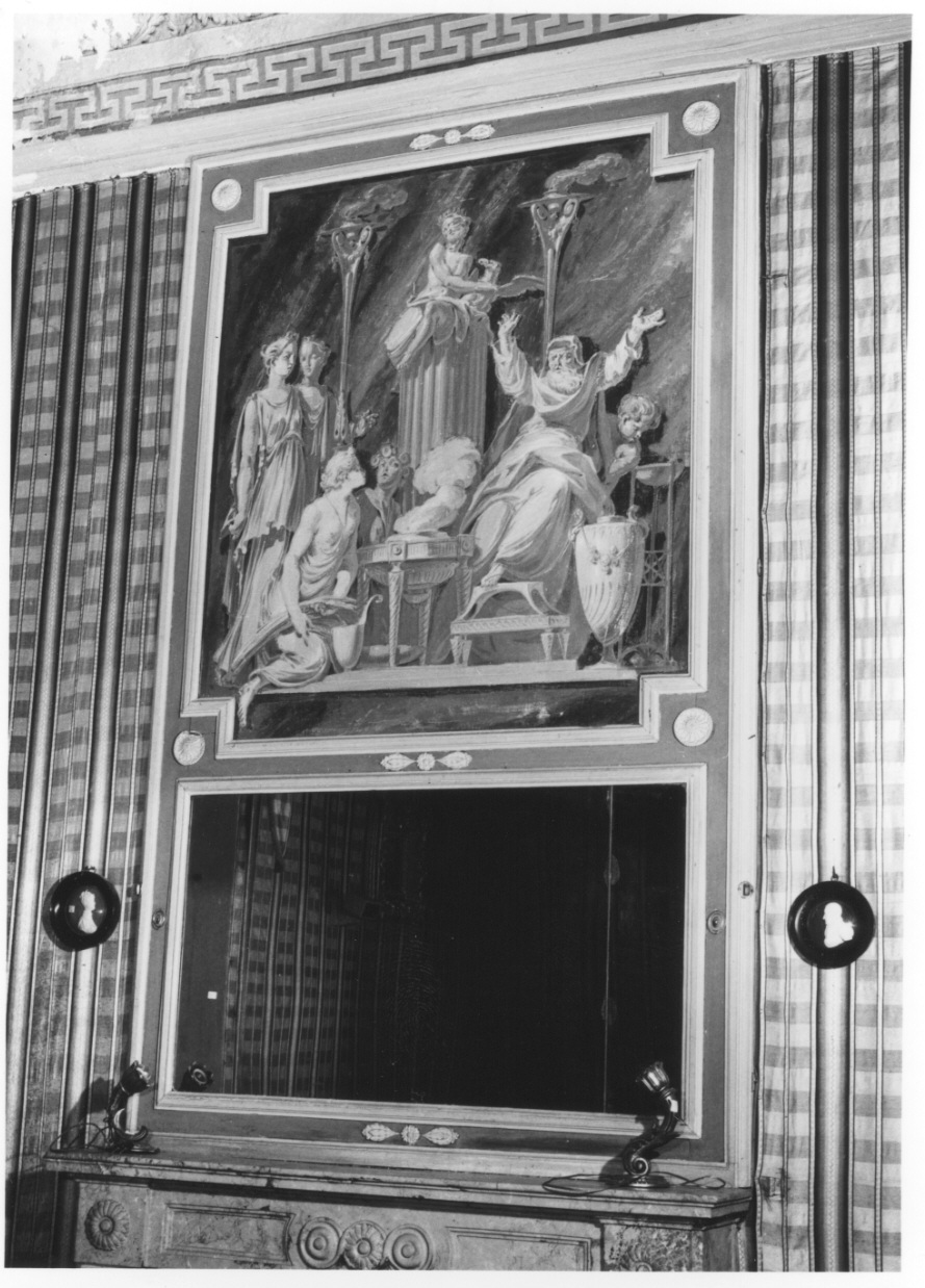 sacrificio pagano (dipinto, opera isolata) - ambito piemontese (fine sec. XVIII)