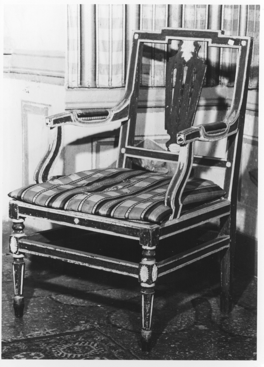 sedia, serie - ambito piemontese (fine sec. XVIII)