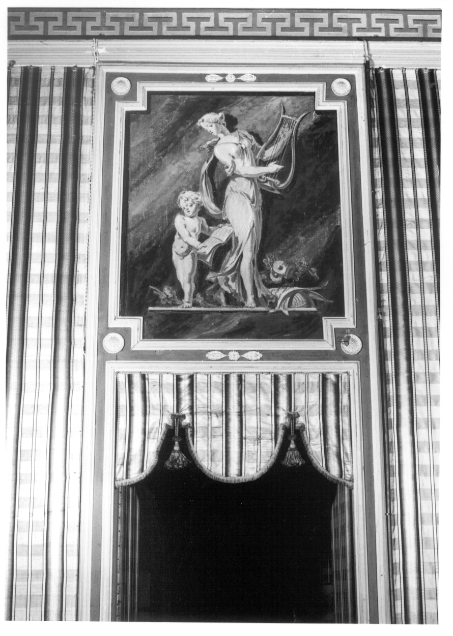 allegoria della Musica (sovrapporta, serie) - ambito piemontese (fine sec. XVIII)