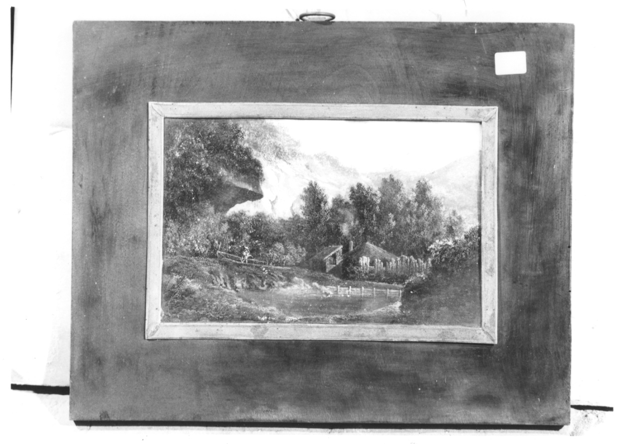 paesaggio lacustre (dipinto, opera isolata) di Costa Paolo (secondo quarto sec. XIX)