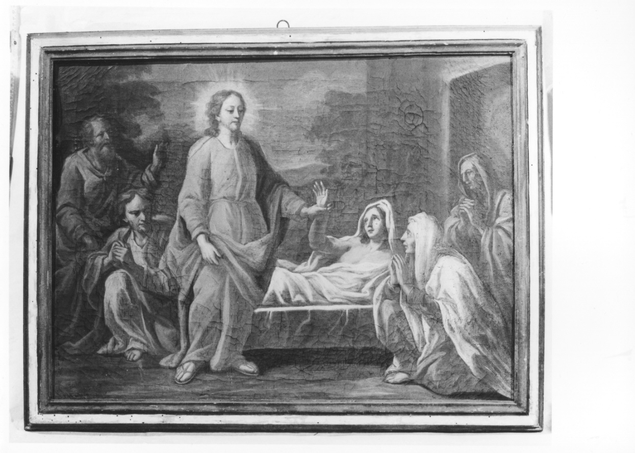 resurrezione di Lazzaro (dipinto, opera isolata) di Trono Alessandro (attribuito) (seconda metà sec. XVIII)