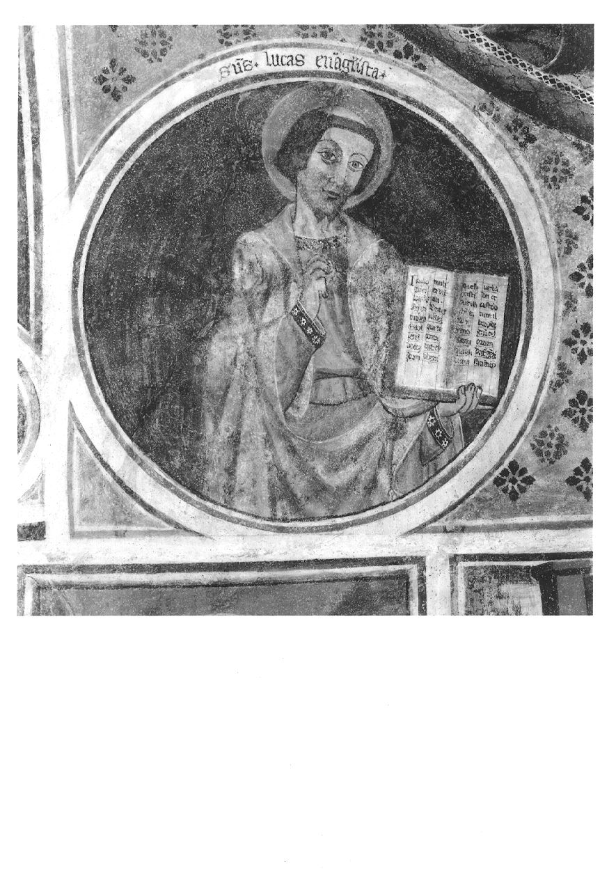 San Luca (dipinto, complesso decorativo) - ambito monregalese (ultimo quarto sec. XV)