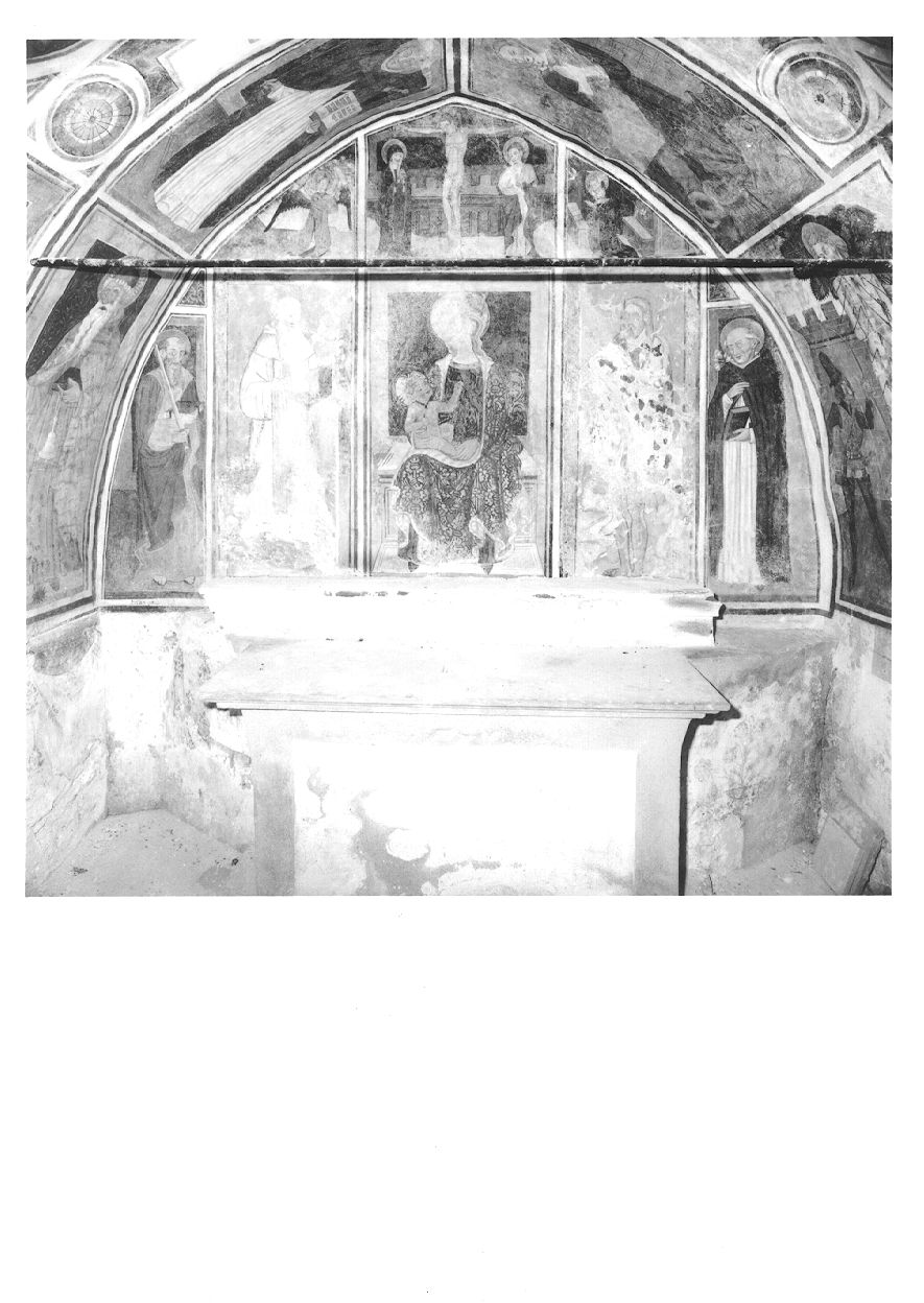San Bernardo da Chiaravalle (dipinto, complesso decorativo) - ambito monregalese (ultimo quarto sec. XVI)