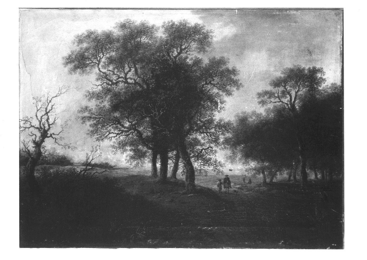 paesaggio (dipinto, opera isolata) - ambito olandese (seconda metà sec. XVII)