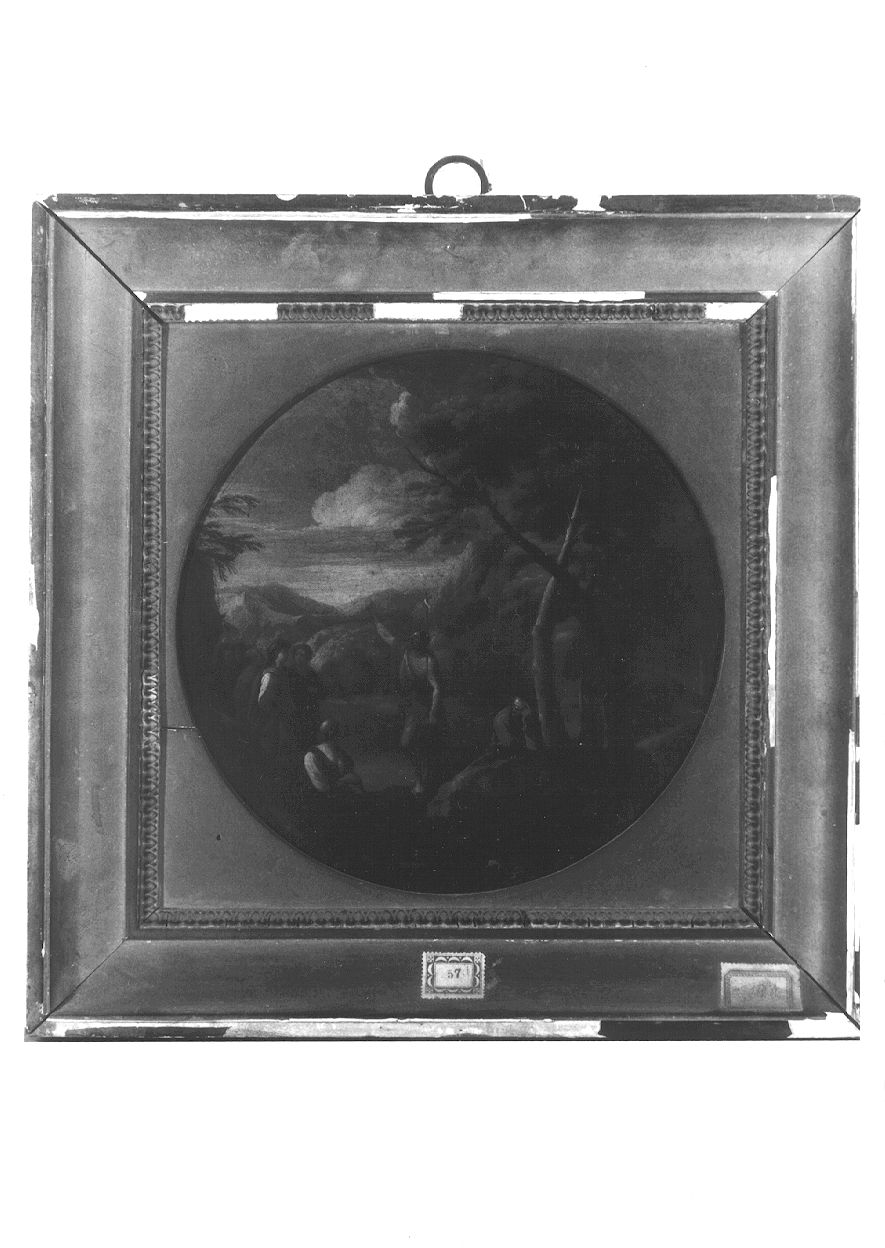 San Giovanni Battista predica nel deserto (dipinto, opera isolata) di Patel Pietro I detto Bon Patel (attribuito) (metà sec. XVII)