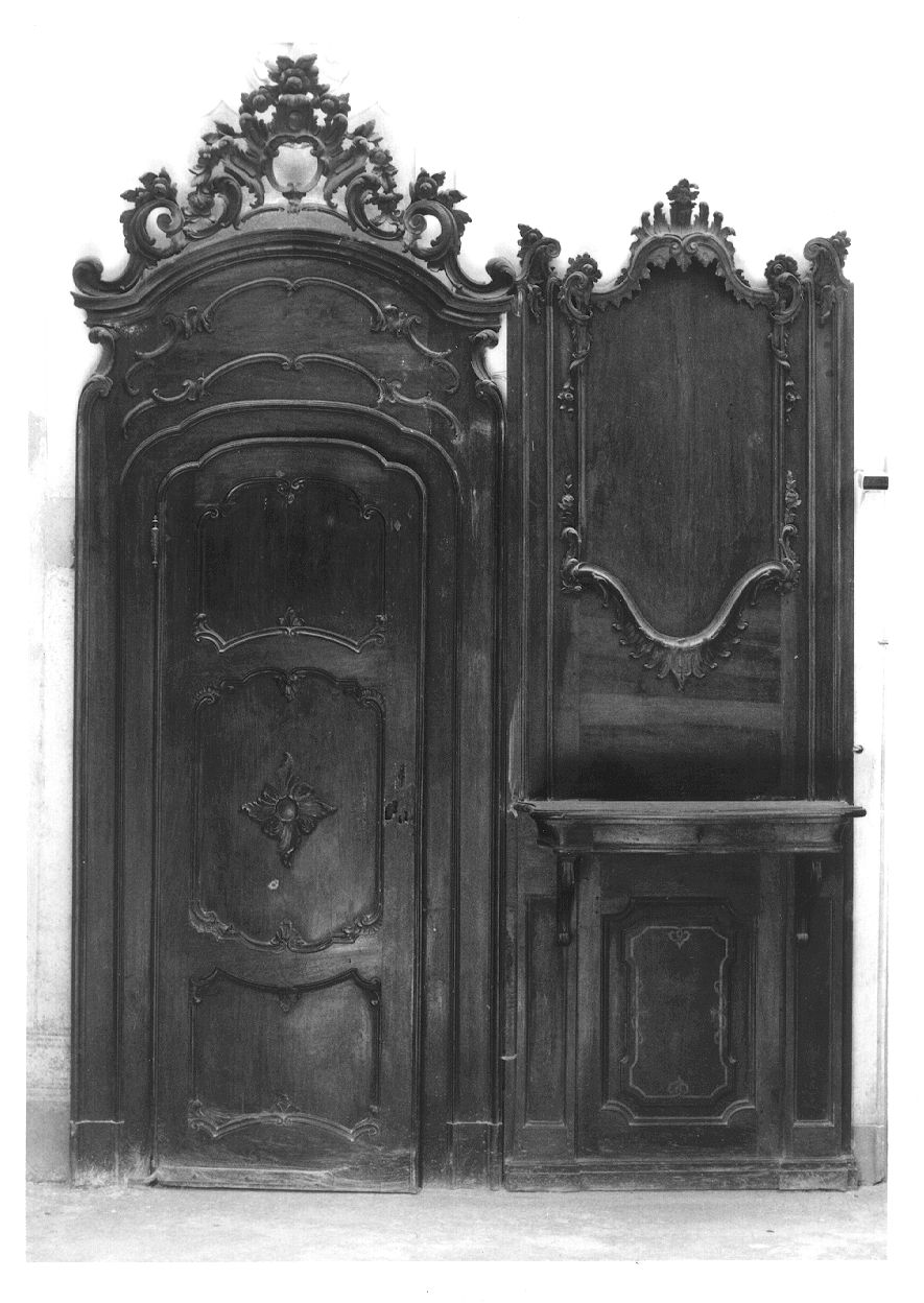 boiserie, insieme - ambito piemontese (metà sec. XVIII)