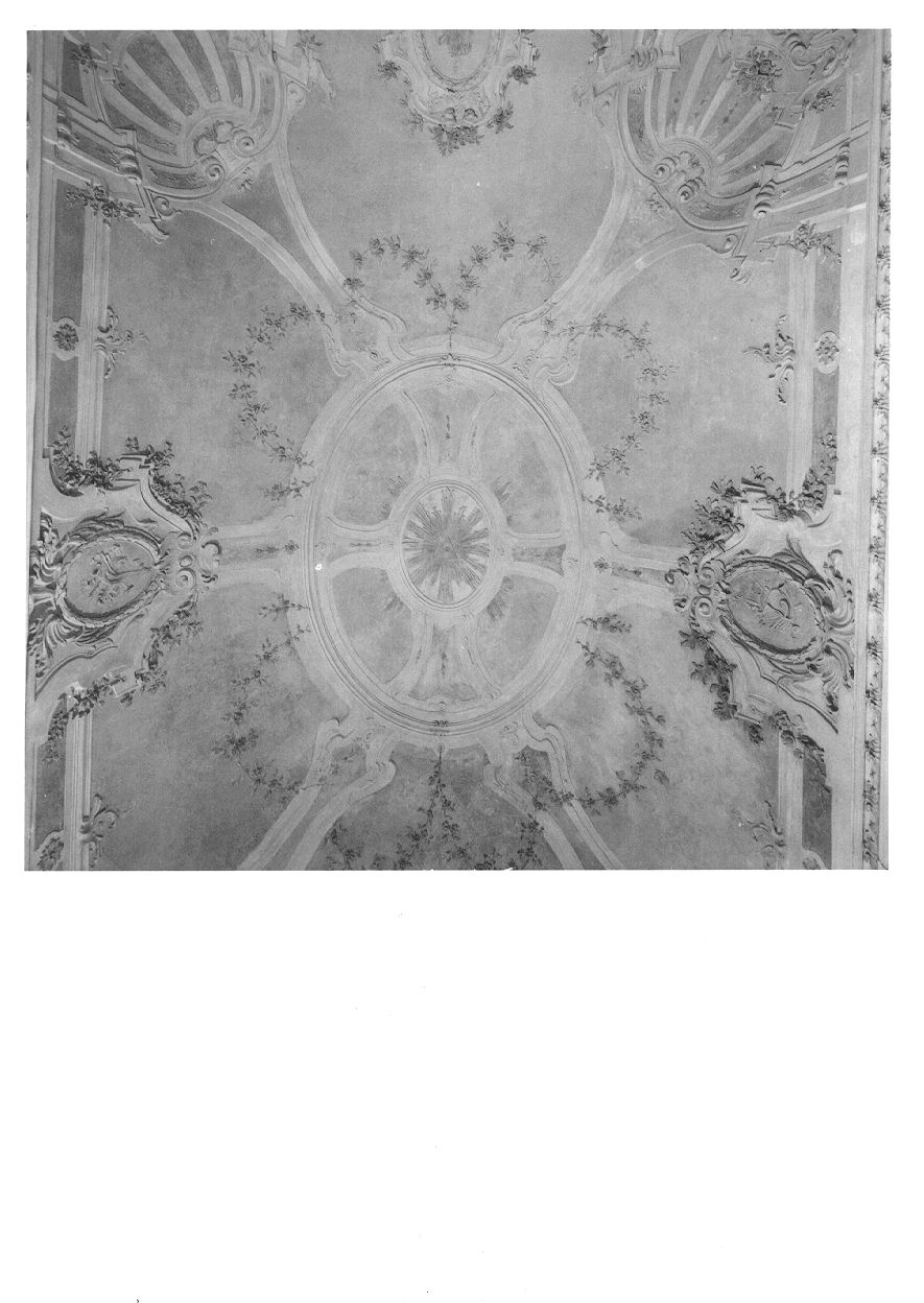 occhio divino (decorazione plastico-pittorica, opera isolata) - ambito piemontese (prima metà sec. XVIII)