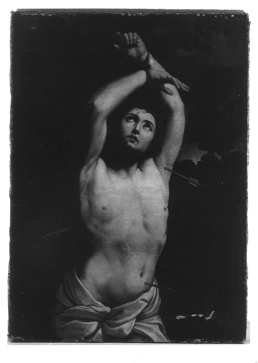 martirio di San Sebastiano (dipinto, opera isolata) - ambito bolognese (fine/inizio secc. XVII/ XVIII)