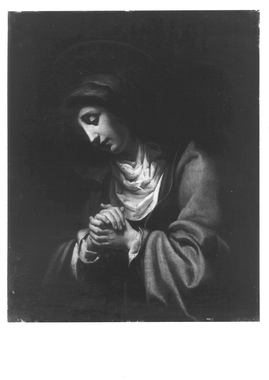 Madonna Addolorata (dipinto, opera isolata) - ambito piemontese (?) (seconda metà sec. XVII)