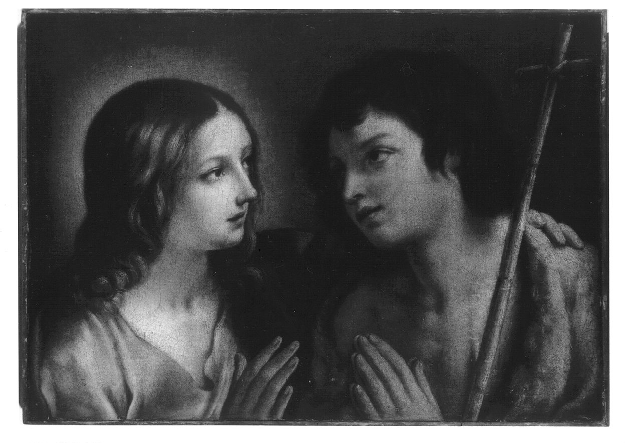 Gesù Bambino e San Giovannino (dipinto, opera isolata) - ambito bolognese (seconda metà sec. XVII)