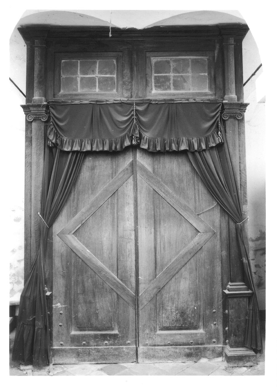 bussola d'ingresso, opera isolata - ambito piemontese (prima metà sec. XIX)