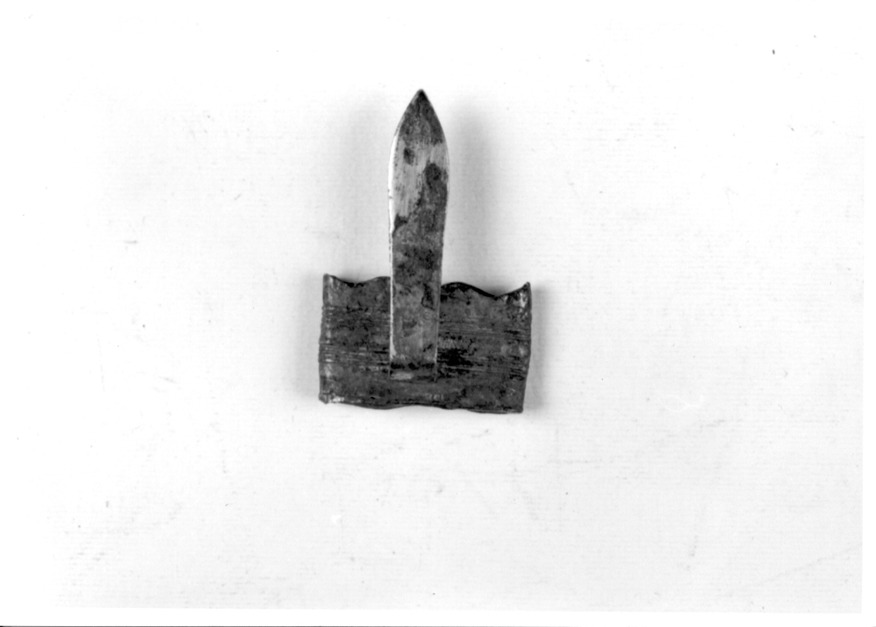 cappa di fodero, frammento - manifattura europea (fine/inizio secc. XIX/ XX)