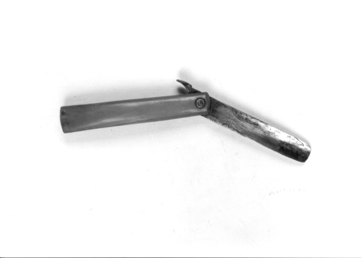 coltello, opera isolata - manifattura europea (fine/inizio secc. XIX/ XX)