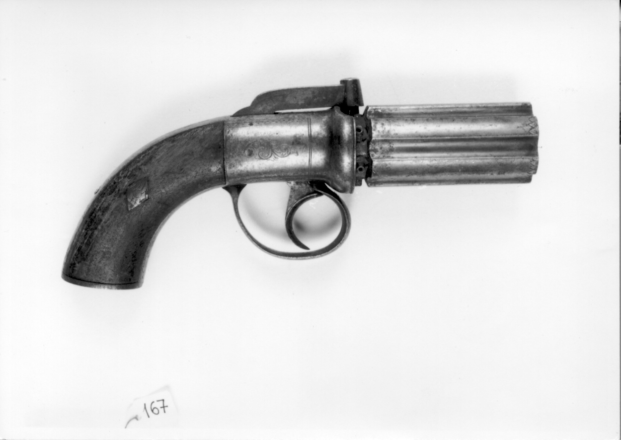 pistola, opera isolata - manifattura europea (sec. XIX)