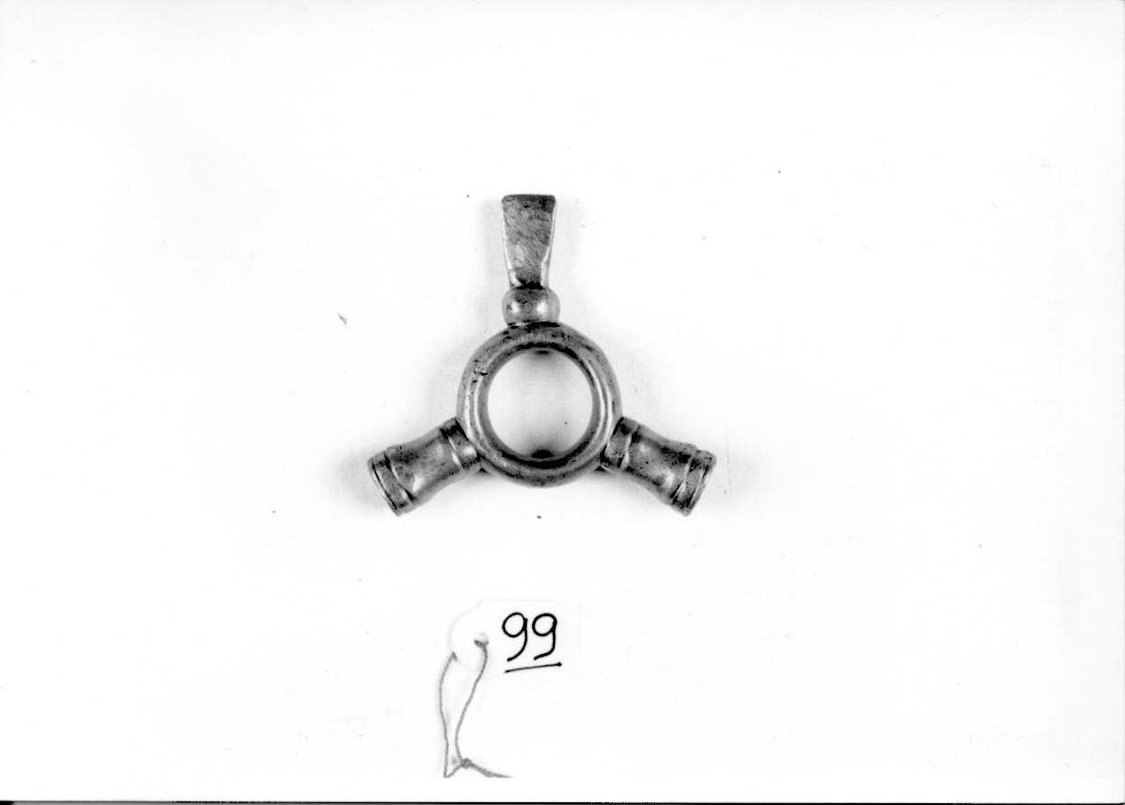 chiave, opera isolata - manifattura europea (fine/inizio secc. XVIII/ XIX)