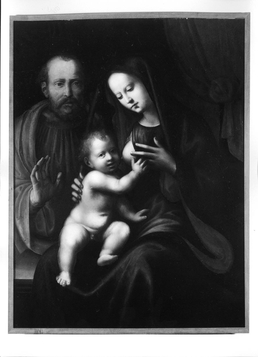 Sacra Famiglia (dipinto, opera isolata) - ambito toscano (prima metà sec. XVI)